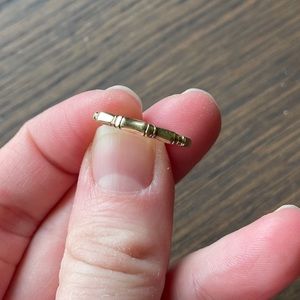 14k Gold Bamboo Ring 🎋